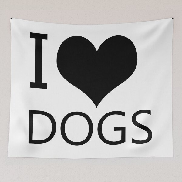 Item preview, I Heart Dogs, I Love Dogs designed and sold by tribbledesign.