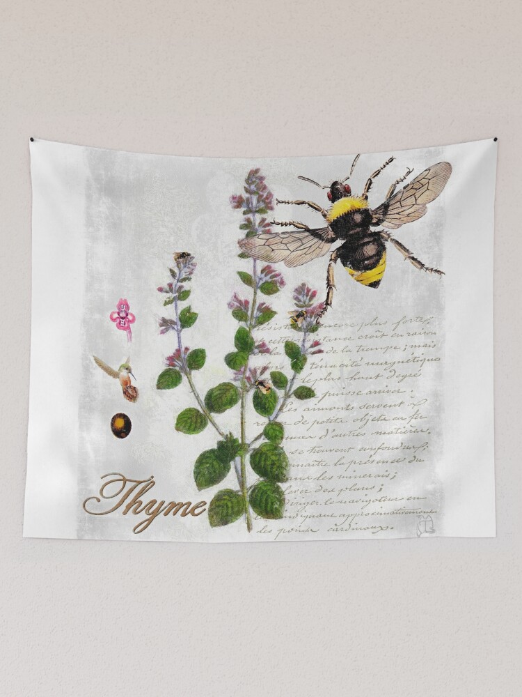 Bumble Away Bumble Bee - Insect Illustration Hand & Bath Towel by