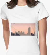 Pink Elephants Women's Fitted T-Shirt
