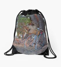 Gathering bunches of wheat. Drawstring Bag