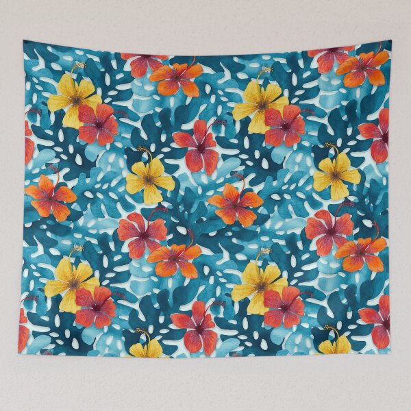 Item preview, Tropical Hibiscus Pattern Summer designed and sold by artlovepassion.