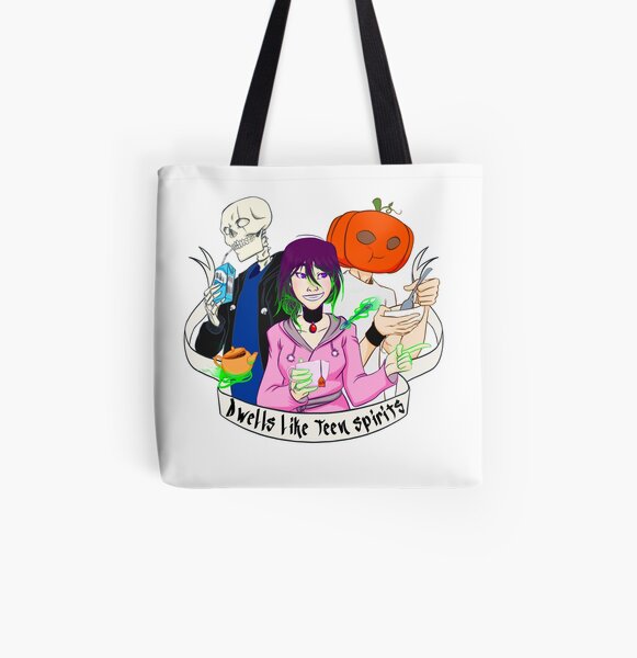 Tote bag Dwells like Teen Spirits - Chill mode Tote bag doublé