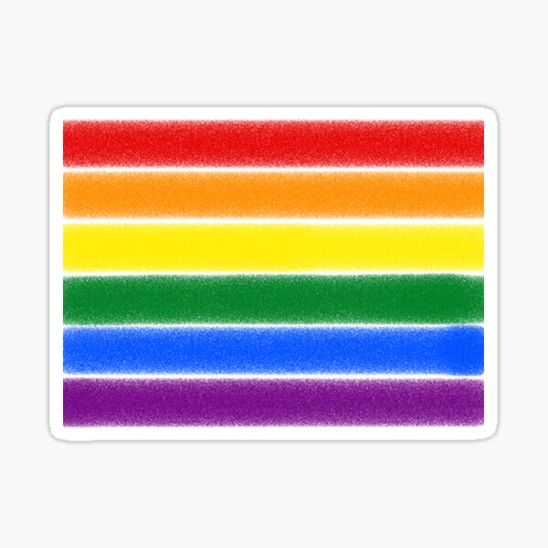 Rainbow Gay Pride Lgbt Flag Sticker By Skr0201 Redbubble