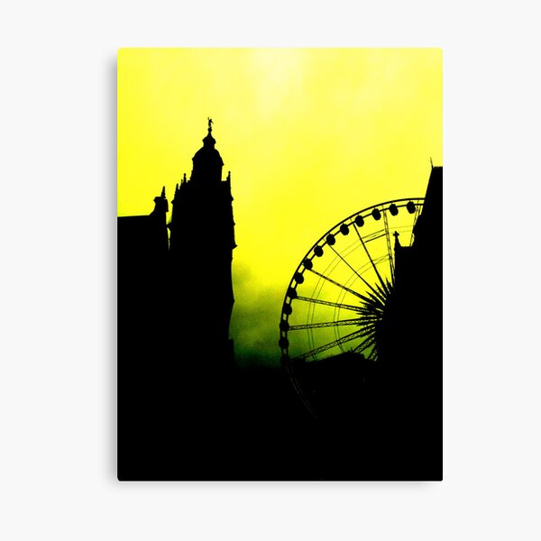 Sheffield Wheel and Town Hall Canvas Print