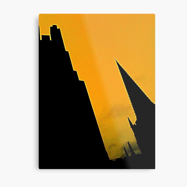 Sheffield Cathedral Spire Metal Print