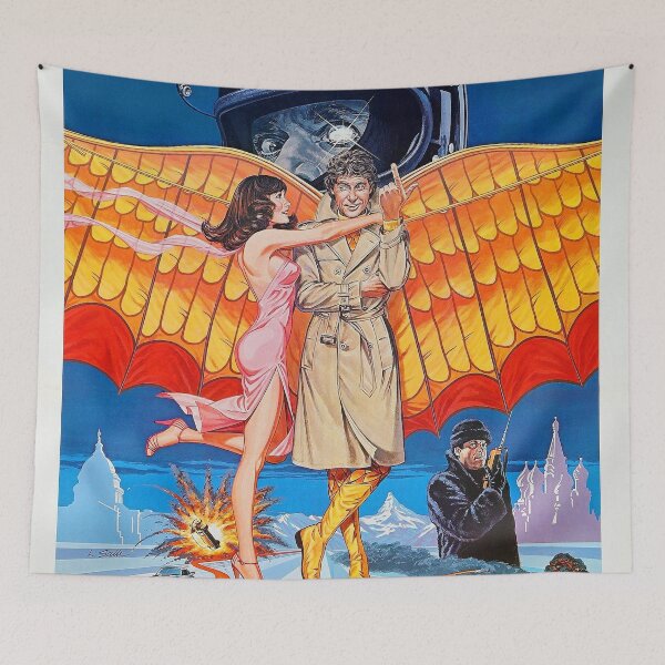 Item preview, CONDORMAN Retro vintage 1981 Movie illustration cool nostalgia classic wings poster designed and sold by frikybomb.