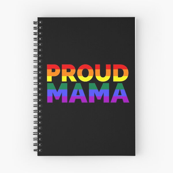 Item preview, Proud Mama Rainbow Pride LGBT Flag Color designed and sold by House Sparrow.