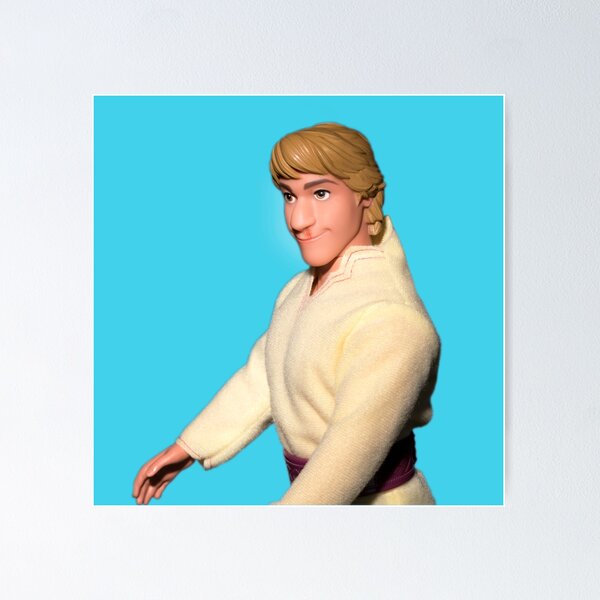 Male Fashion Doll with Hare Lip Scar Poster