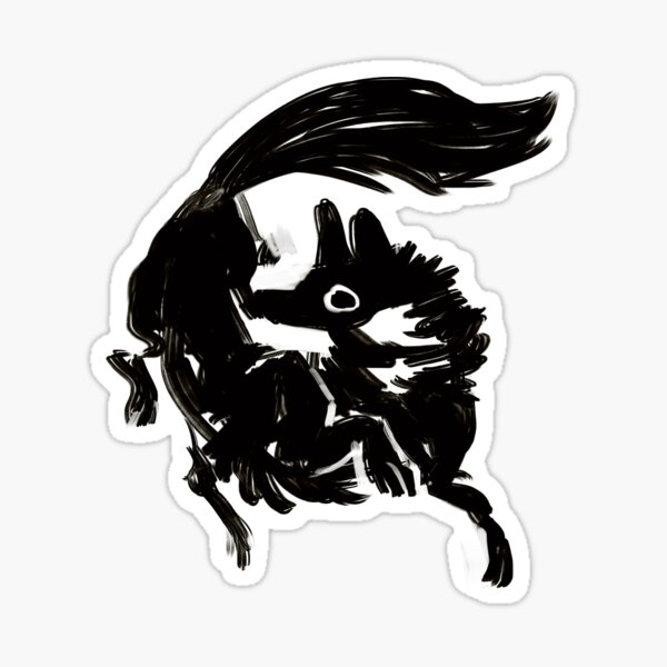 aaaaaaaaaaaa (cute canine creature) Sticker