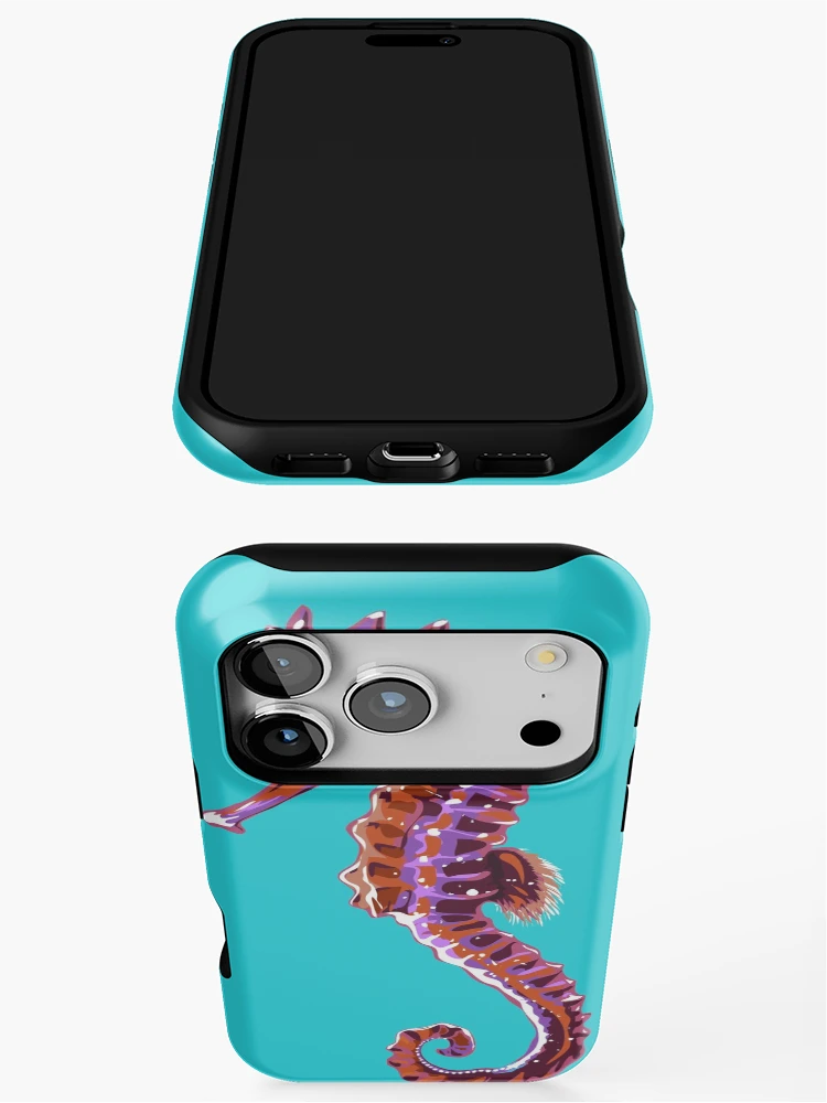 Thumbnail 3 of 4, iPhone Case, Seahorse designed and sold by InkPotGraphics.