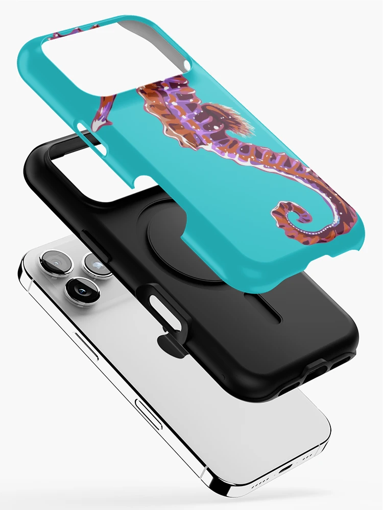 Thumbnail 2 of 4, iPhone Case, Seahorse designed and sold by InkPotGraphics.