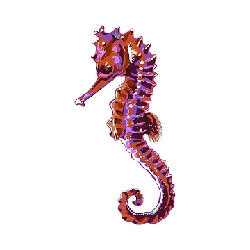Artwork thumbnail, Seahorse by InkPotGraphics