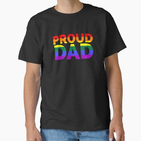 Item preview, Proud Dad Rainbow Pride LGBT Flag Color designed and sold by House Sparrow.