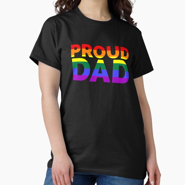Item preview, Proud Dad Rainbow Pride LGBT Flag Color designed and sold by House Sparrow.