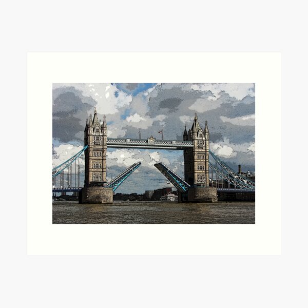 Item preview, Tower Bridge Open bywhacky designed and sold by designbywhacky.