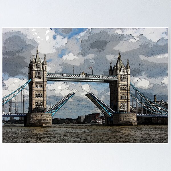 Item preview, Tower Bridge Open bywhacky designed and sold by designbywhacky.
