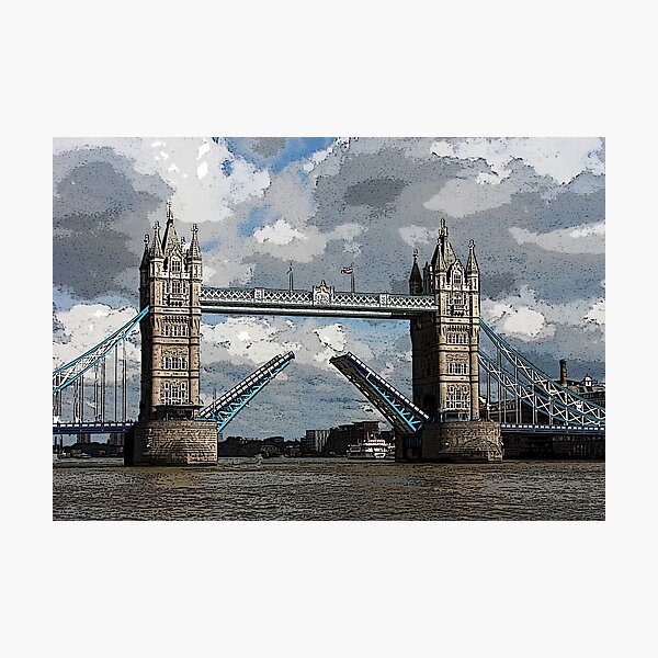 Item preview, Tower Bridge Open bywhacky designed and sold by designbywhacky.