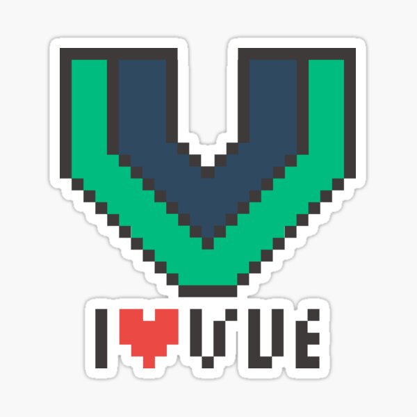 I love vue.js Sticker