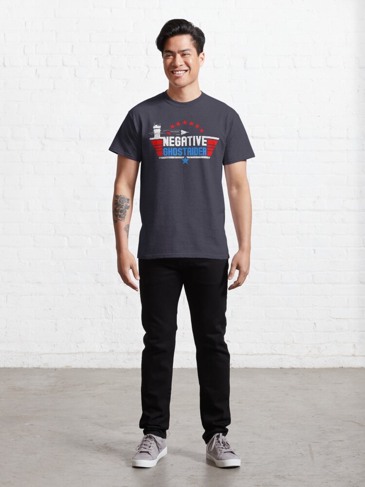 Alternate view of Negative Ghost Rider Classic T-Shirt