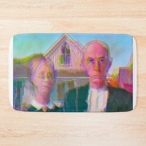 Item preview, Grant DeVolson Wood, American Gothic (Glitched) designed and sold by Mr. Gattax.