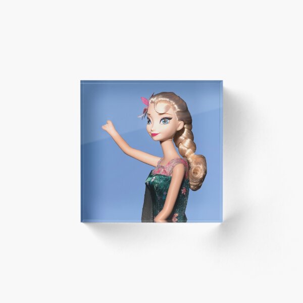 Princess Doll with Limb Difference Acrylic Block