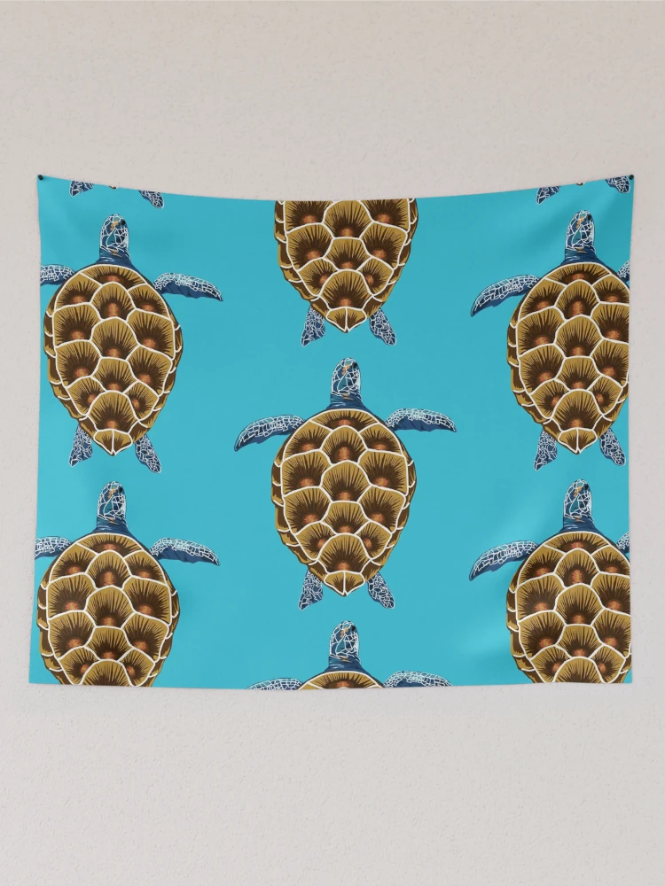 Thumbnail 2 of 3, Tapestry, Turtle designed and sold by InkPotGraphics.