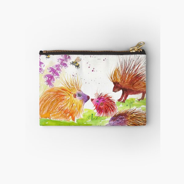 Item preview, Colorful Porcupines among flowers designed and sold by Casimirasart.