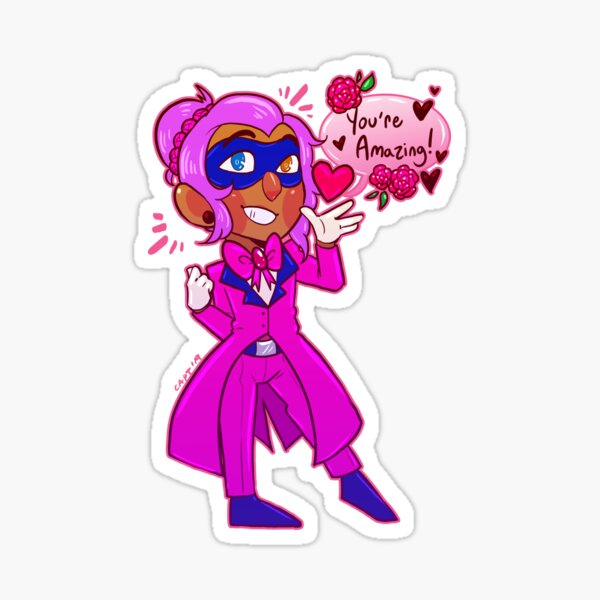 Valentine Brad Sticker