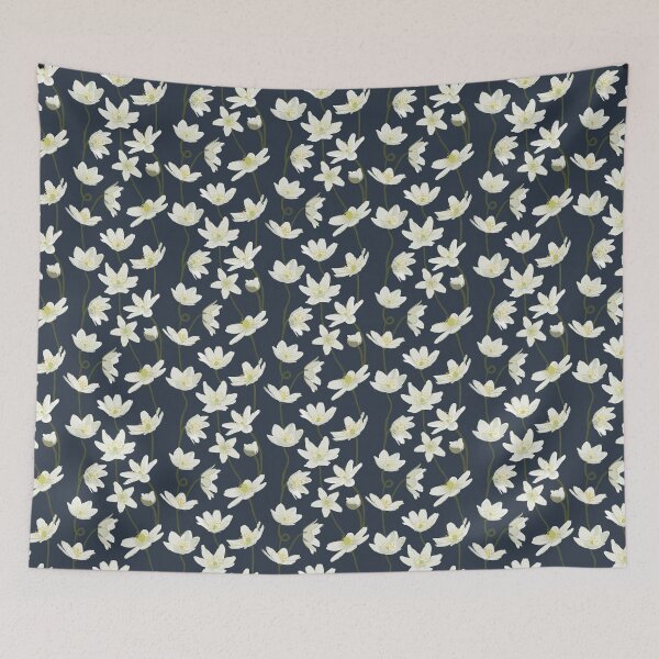 Item preview, Anemone - Navy designed and sold by crumpsticks.