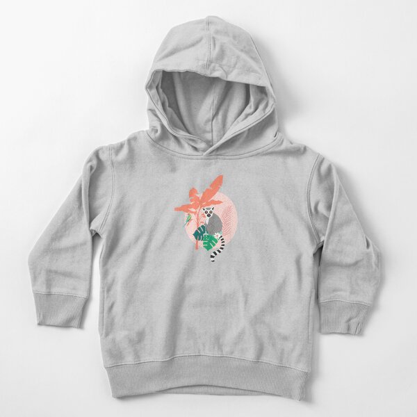 Item preview, Lemurs in a Pink Jungle designed and sold by latheandquill.
