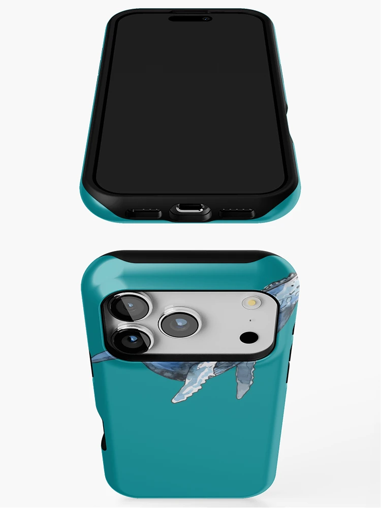 Thumbnail 3 of 4, iPhone Case, Whale designed and sold by InkPotGraphics.