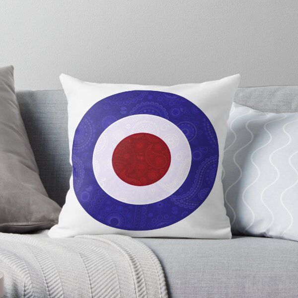 Paisley Design Mod Target Cojín