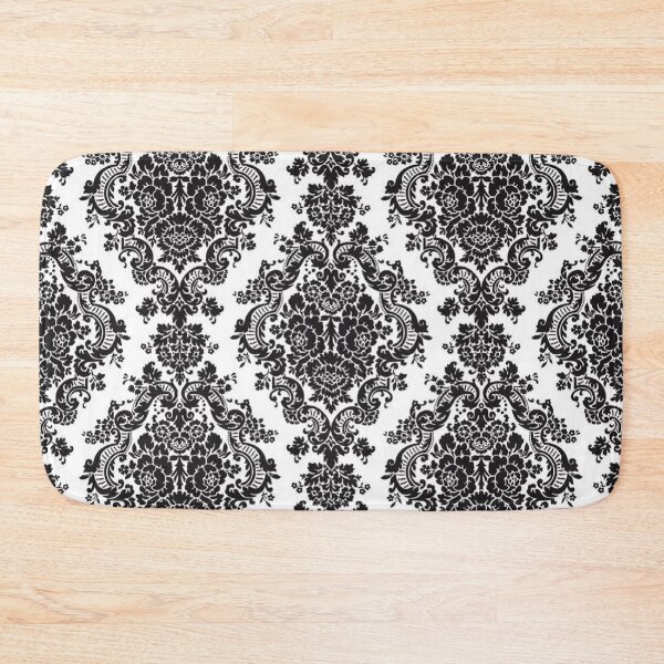 Item preview, Black and White Damask designed and sold by Jamcolors.