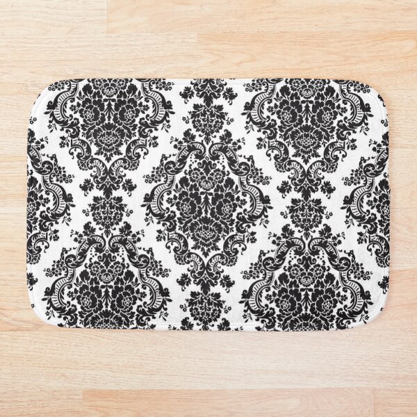 Item preview, Black and White Damask designed and sold by Jamcolors.