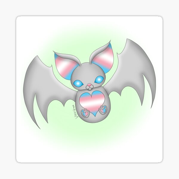 Trans Batty Sticker
