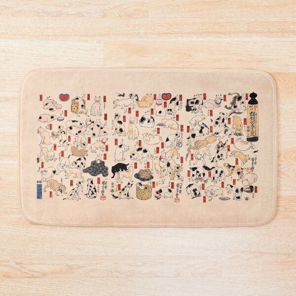 Item preview, Ukiyo-e Cats by Utagawa Kuniyoshi (1798-1861) designed and sold by LeeLuckyLee.