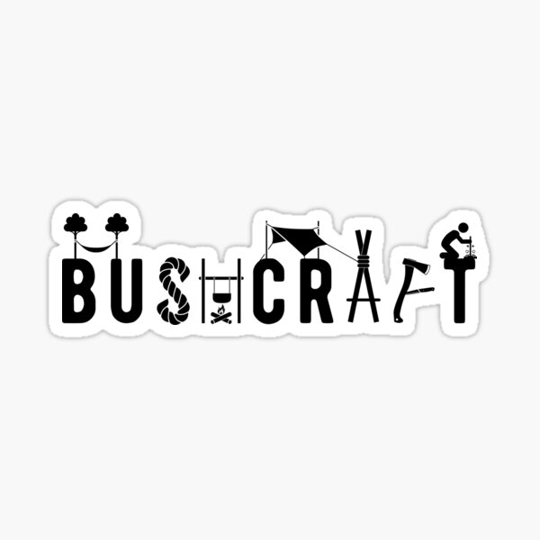 Bushcraft Kit Sticker for Sale by Arturo Vivó Giménez