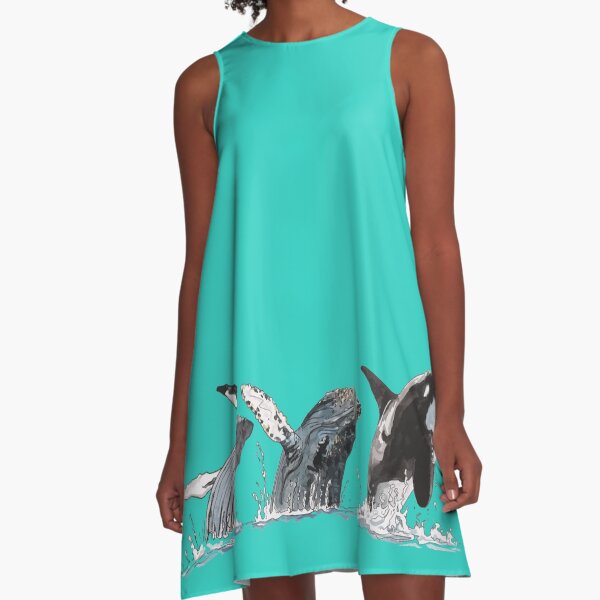 Item preview, Three Whale Line Up designed and sold by InkPotGraphics.