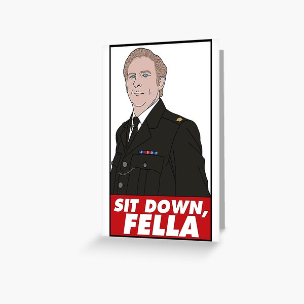 SIT DOWN Greeting Card