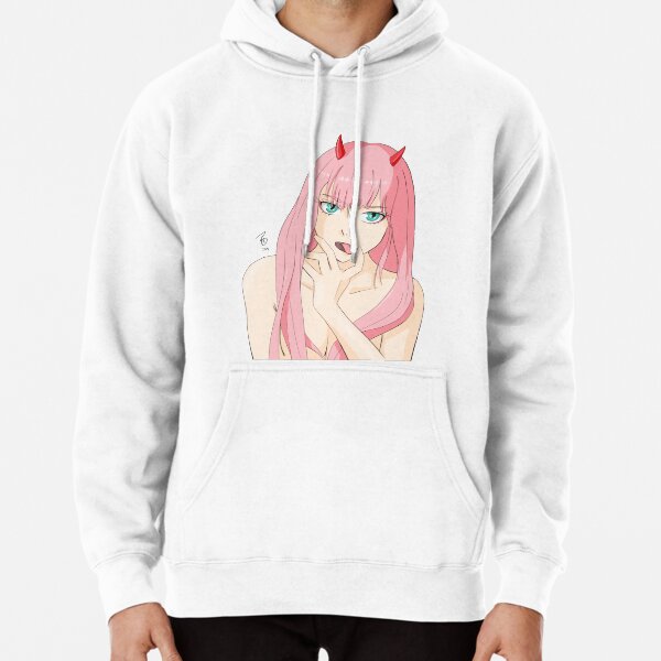 Zero two hoodie pink hot sale