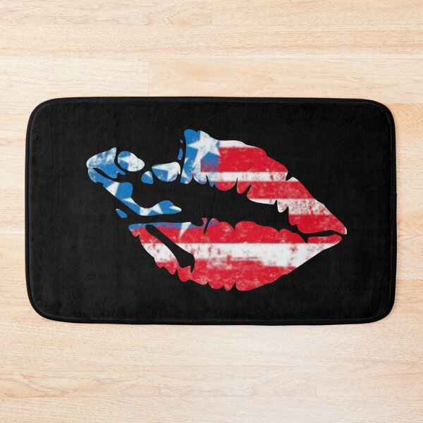 Item preview, Kissing Skull - Lips Skull USA designed and sold by TShirtsByMs.