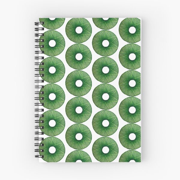 Item preview, Spirograph Green Gingham-esque Pattern designed and sold by TravellingAlle.