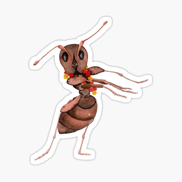 Hula Ant Sticker