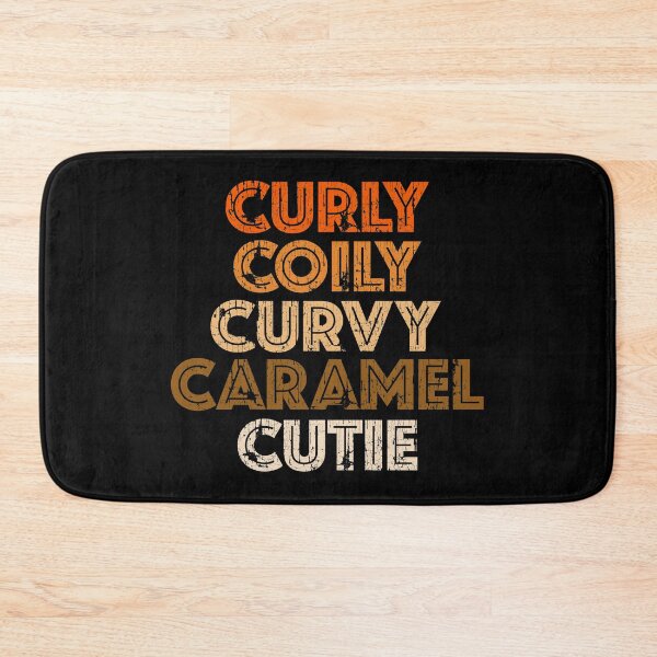 Item preview, Curly Coily Curvy Caramel Cutie Natural Hair designed and sold by blackartmatters.