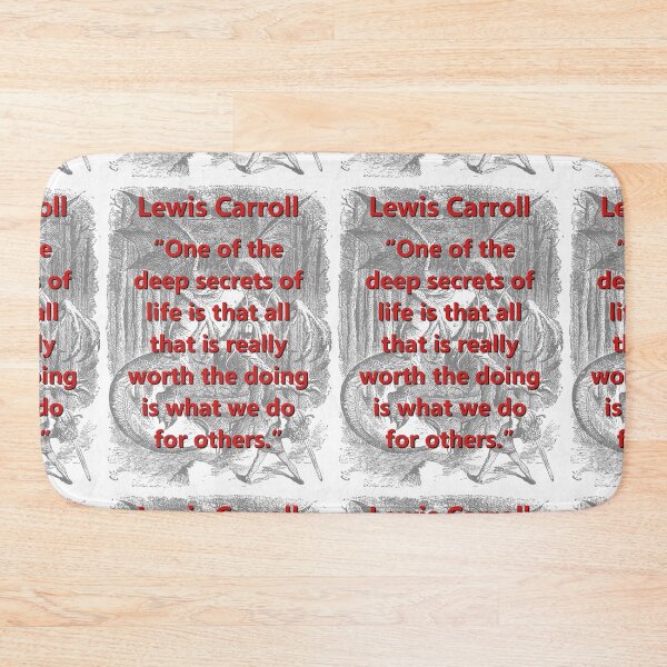 Item preview, One Of The Deep Secrets Of Life - L Carroll designed and sold by CrankyOldDude.