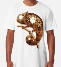 Steampunk Chamäleon Vintage-Stil Longshirt