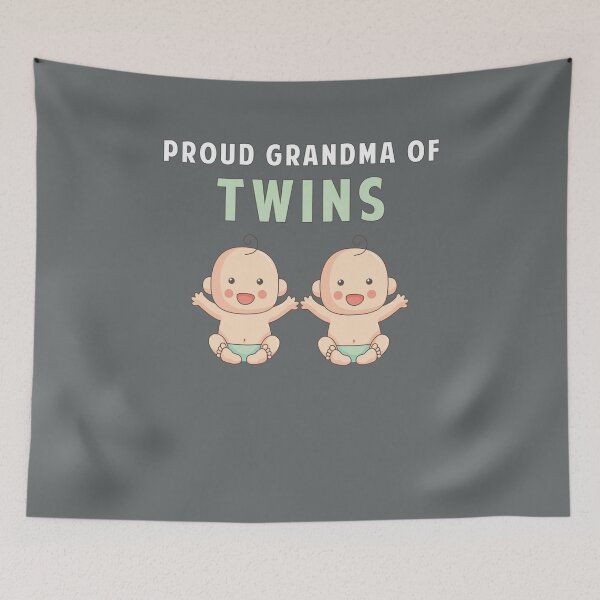 Item preview, Proud Grandma of Twins designed and sold by SuperUberLame.