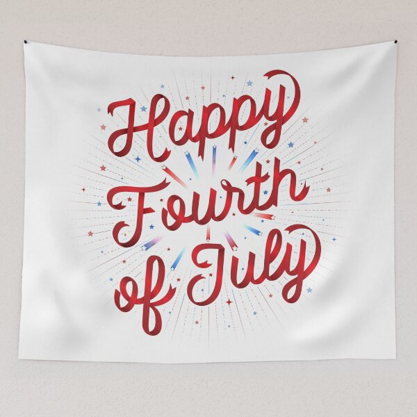 Item preview, Happy Fourth of July (Red) designed and sold by Katrina Sutton.