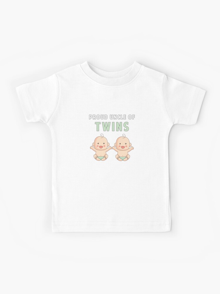 Uncle of Twins Shirt Promote to Uncle New Uncle Shirt Twin 