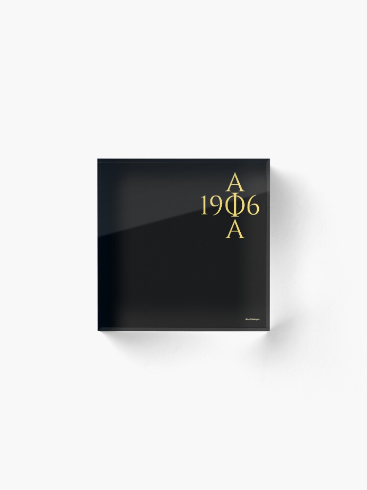 Alternate view of for ALPHAS only Acrylic Block